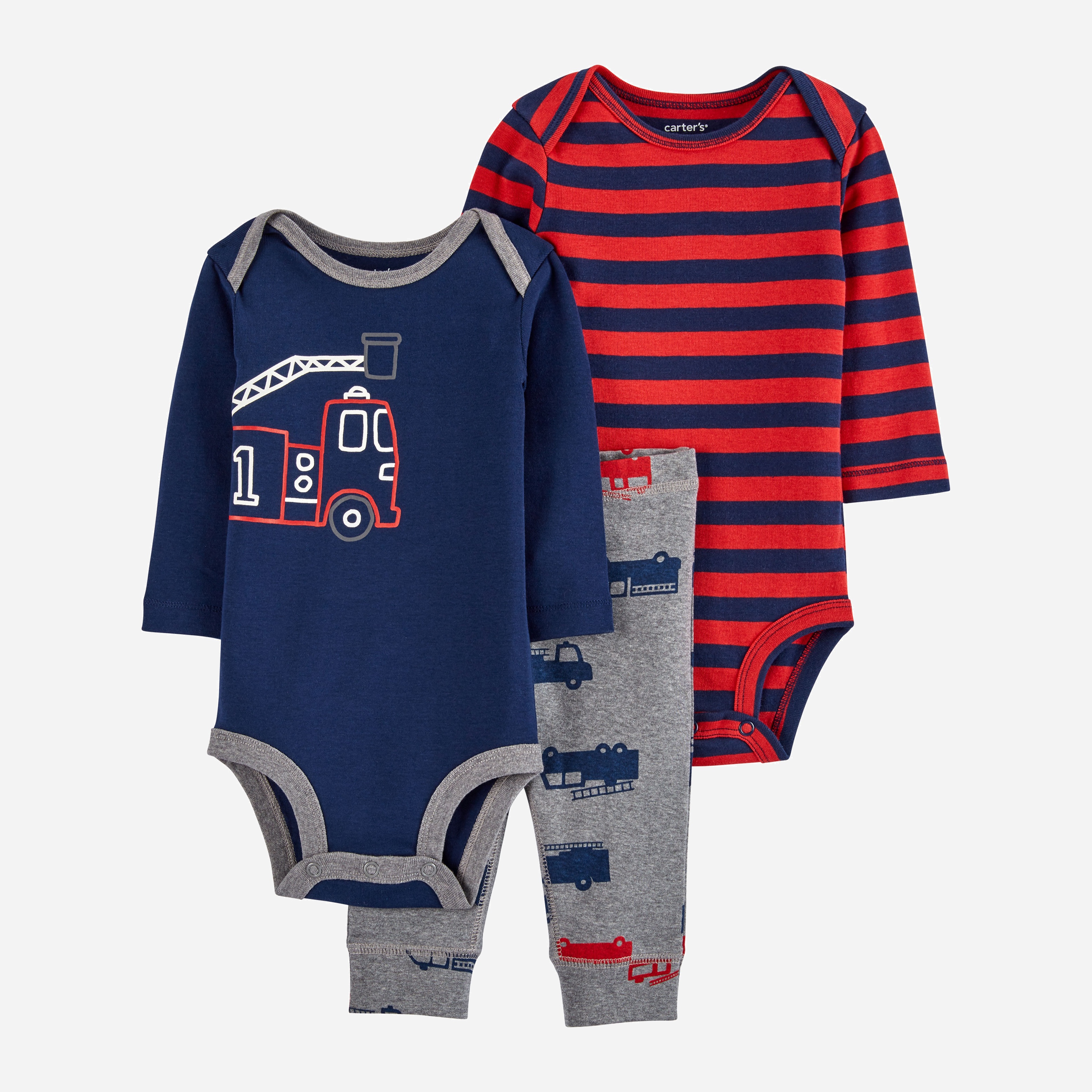 

Комплект (боди 2 шт + штанишки) Carters 1J350710 46-55 см Мультиколор