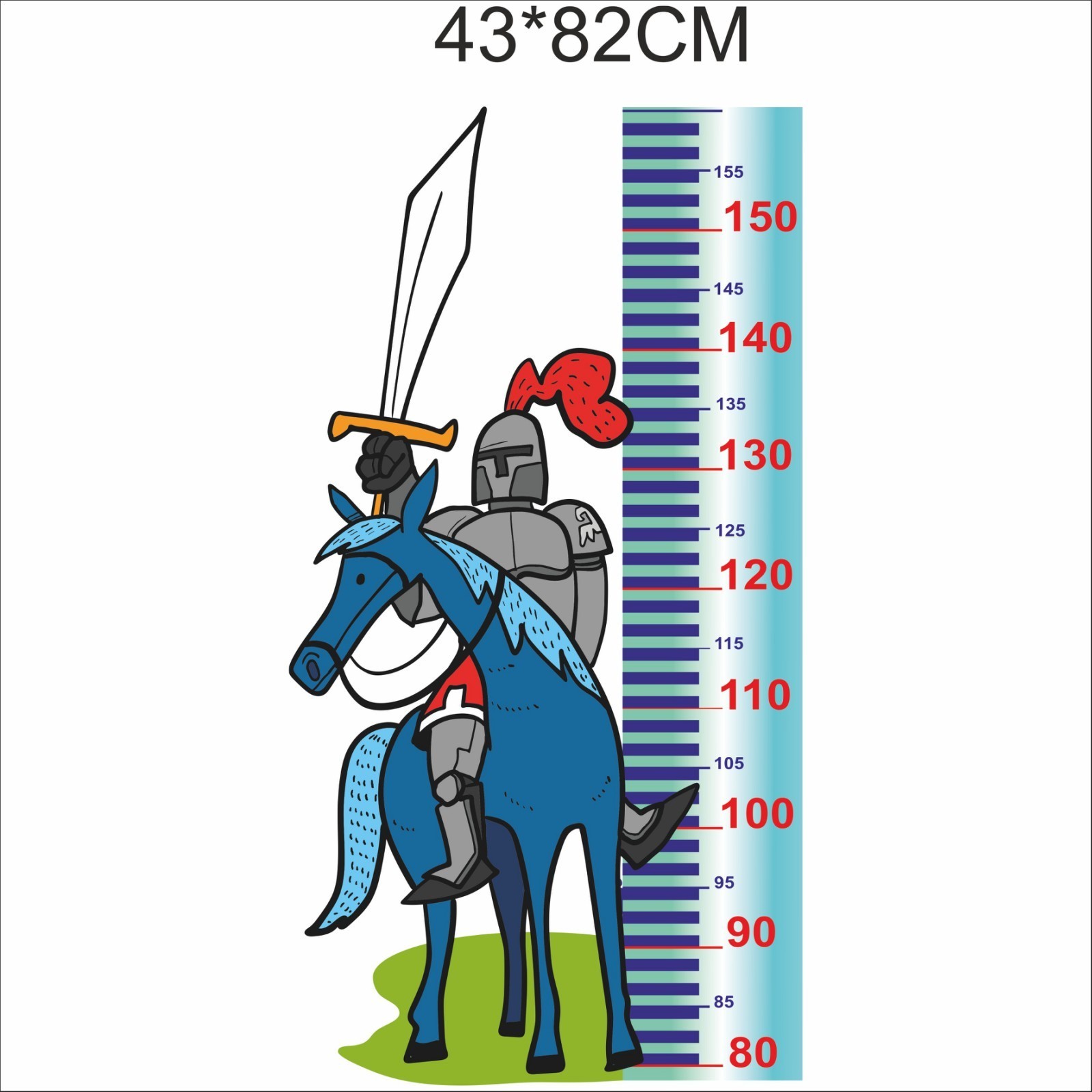 

Зростомір Vivay Лицар на коні 43x82 см (7923)