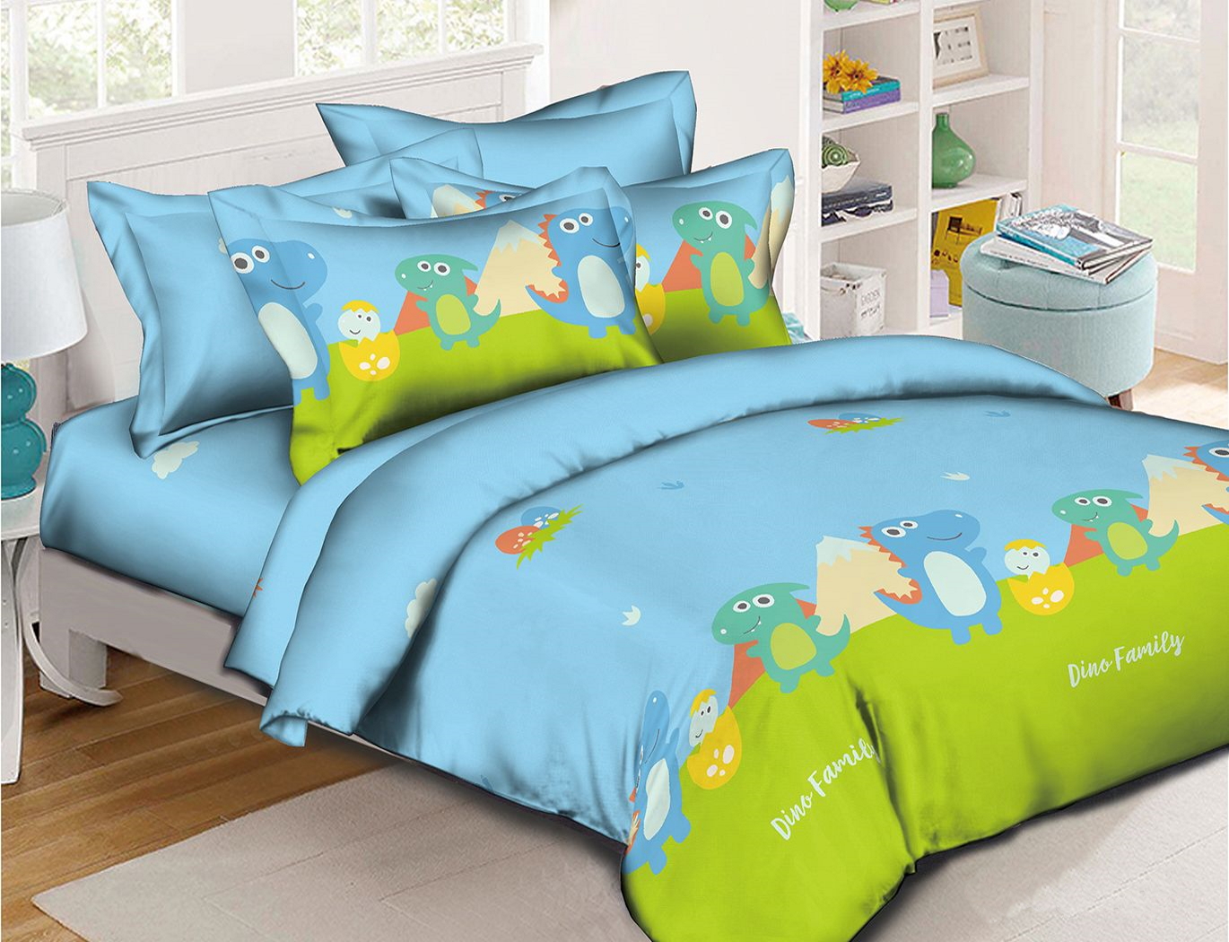 

Постельное белье MirSon 17-0425 Little Dinosaur Полуторный украина, бязь