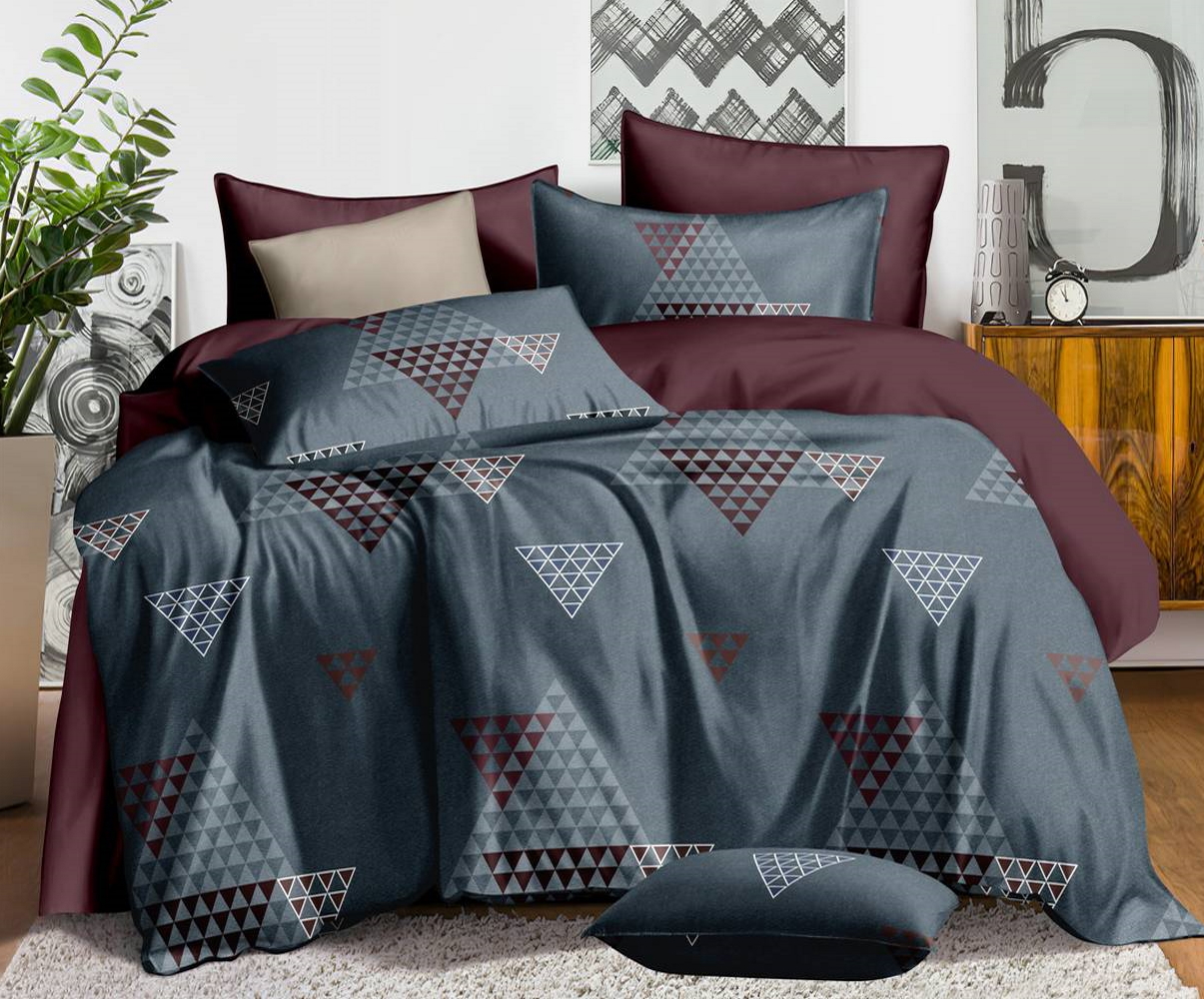 

Комплект постельного белья MirSon 22-1263 Pyramids Полуторный италия, сатин