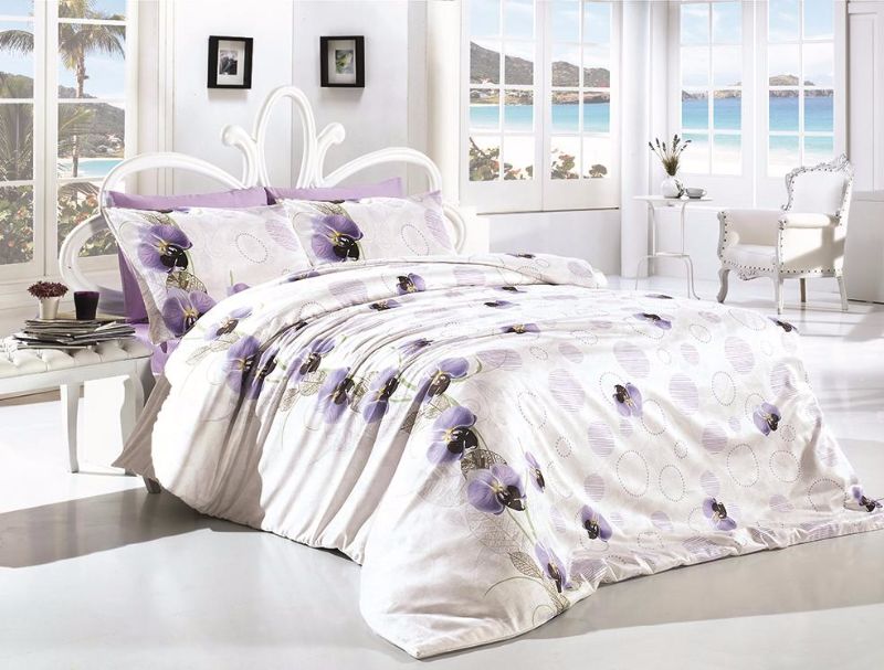 

Постельное белье First Сhoice Leora Lila Евро турция, ранфорс