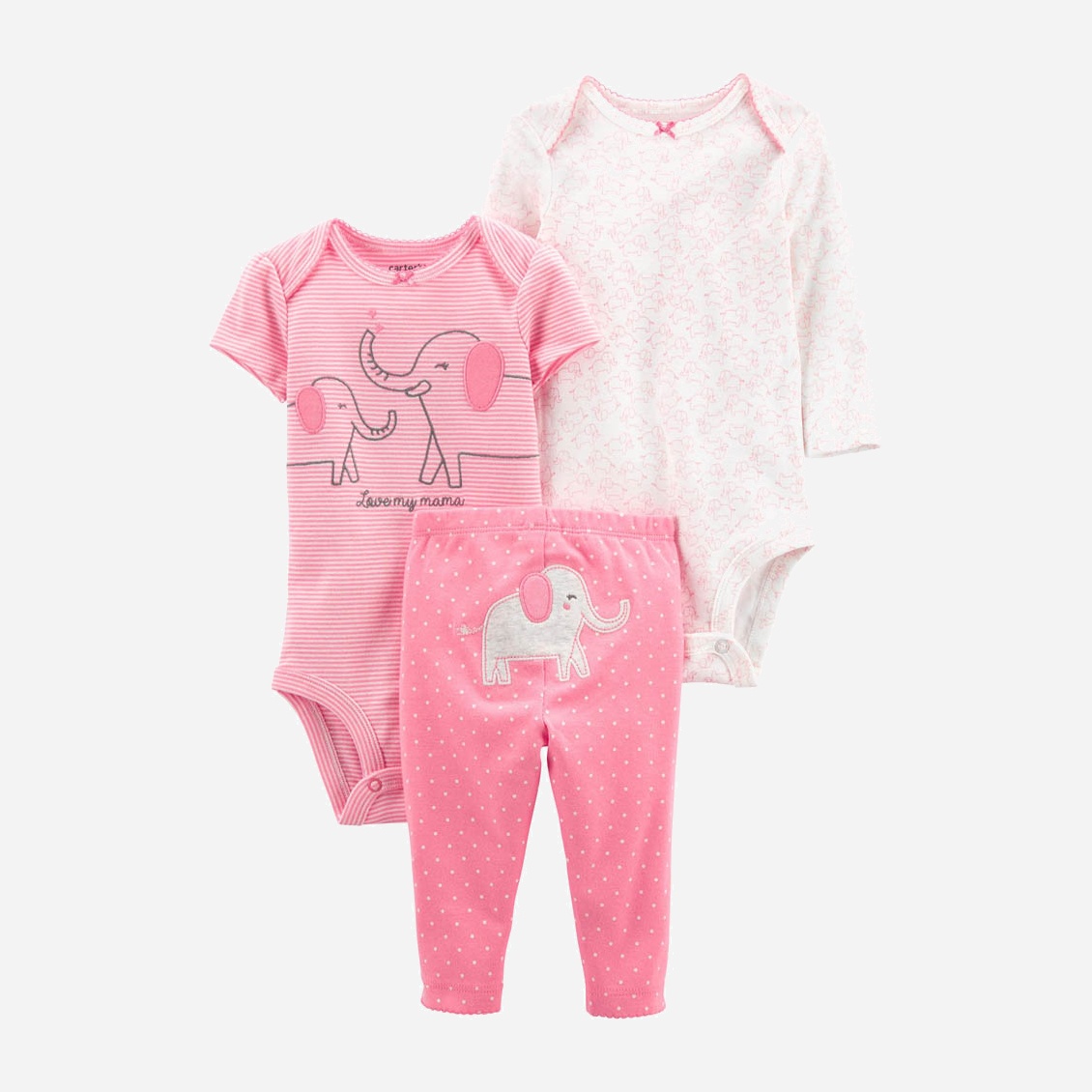 

Комплект (боди 2 шт + штанишки) Carters 1L763210 76-81 см Multicolor