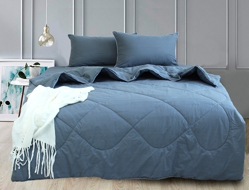 

Комплект постельного белья TAG tekstil Евро Серый