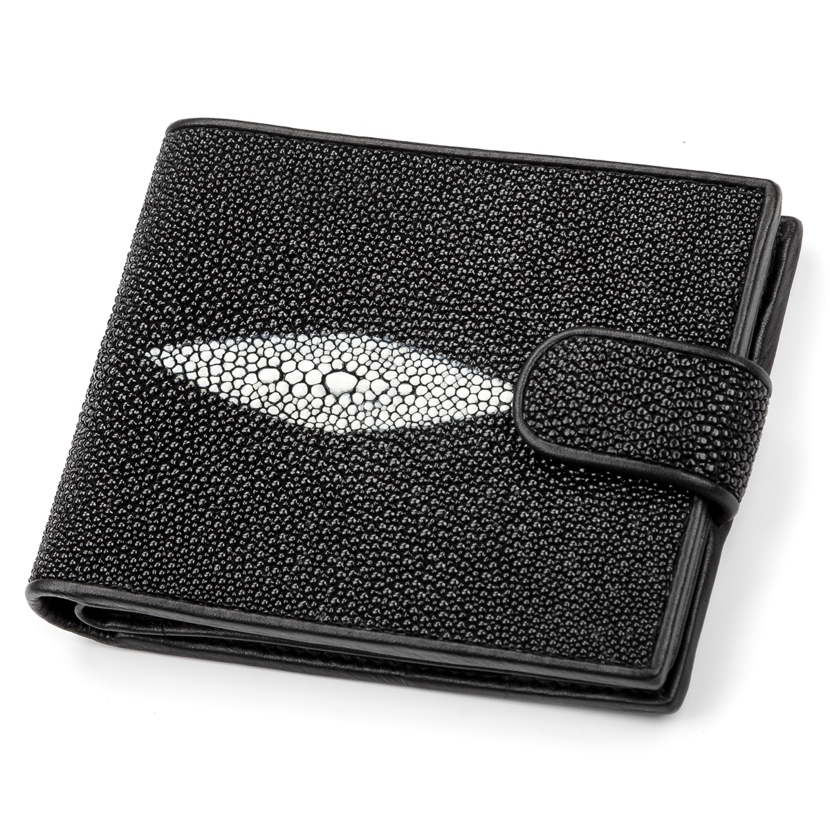 

Кожаное мужское портмоне STINGRAY LEATHER 12,5х10 см Черный
