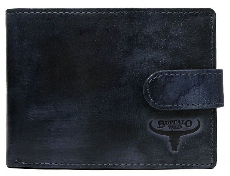 

Кожаное мужское портмоне Always Wild 12,5х9,5х2,5​ см Синий
