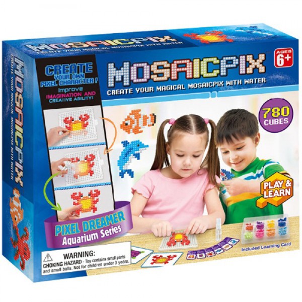 

Детская аквамозаика Морские животные METR+ 780 деталей M-55001