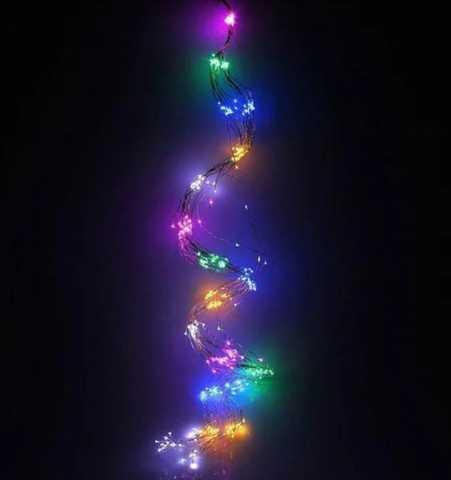 

Гирлянда роса 200LED Конский Хвост Garland RD-9019 Микс (М-392)
