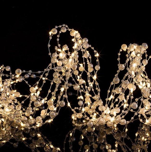 

Гирлянда штора 200LED жемчужно-бриллиантовые 10 ламп Garland RD-9022 Цвет ламп-Теплый (М-427)