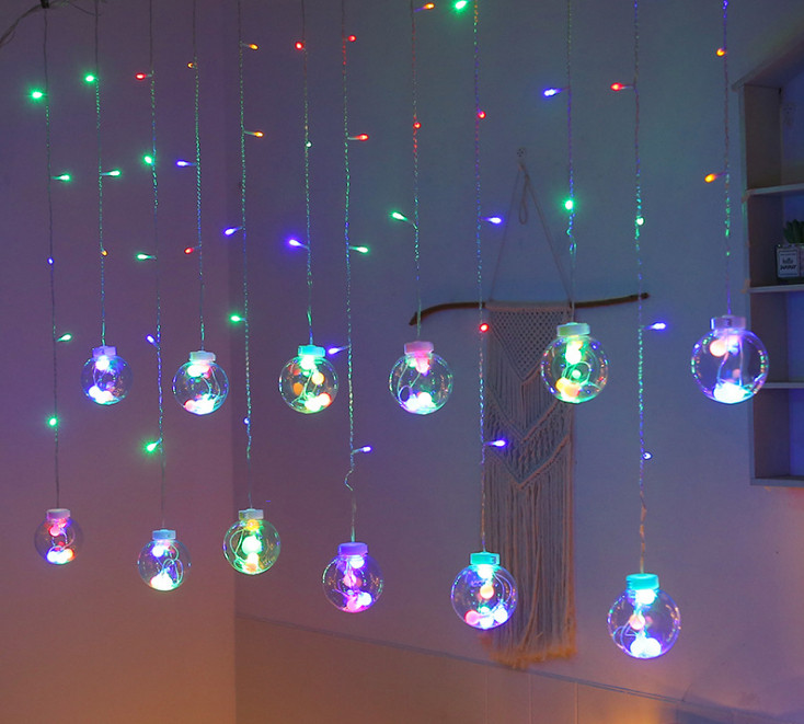 

Гирлянда штора 400 LED 20 шариков 220v Garland RD-9012 Цвет ламп-Микс (М-434)