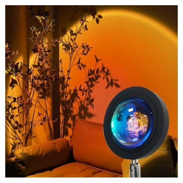 

Проекционная лампа LED для селфи эффект солнца Sunset Lamp 16 см