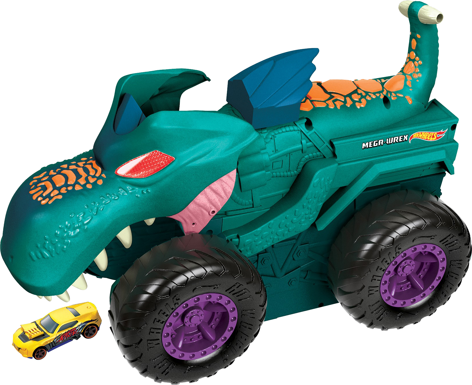 

Увеличенная машинка Hot Wheels Monster Trucks Хищный Мега Рекс (GYL13)