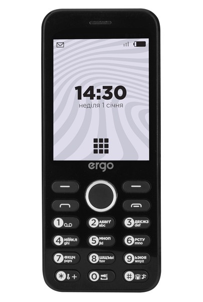 

Мобильный телефон Ergo B281 Black