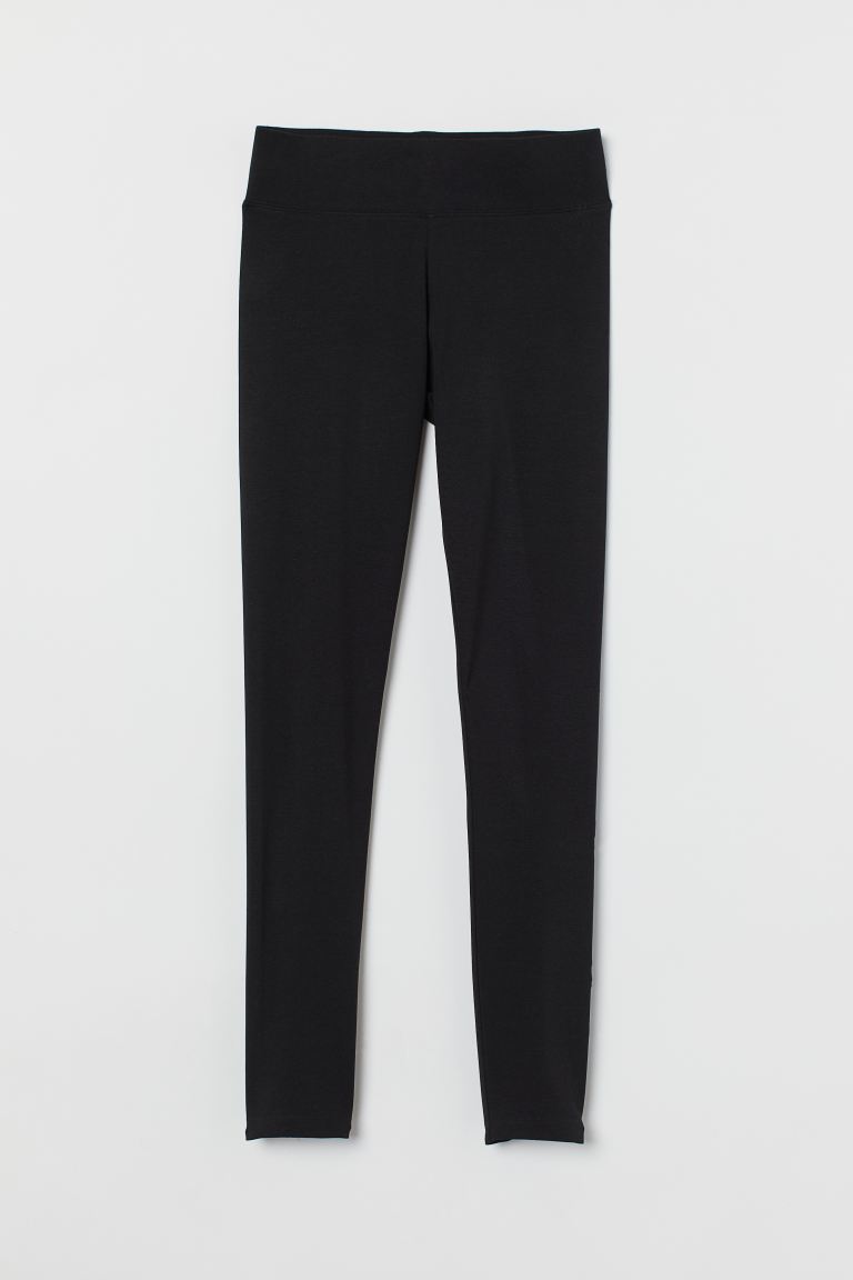 

Леггинсы из хлопка H&M L Черный