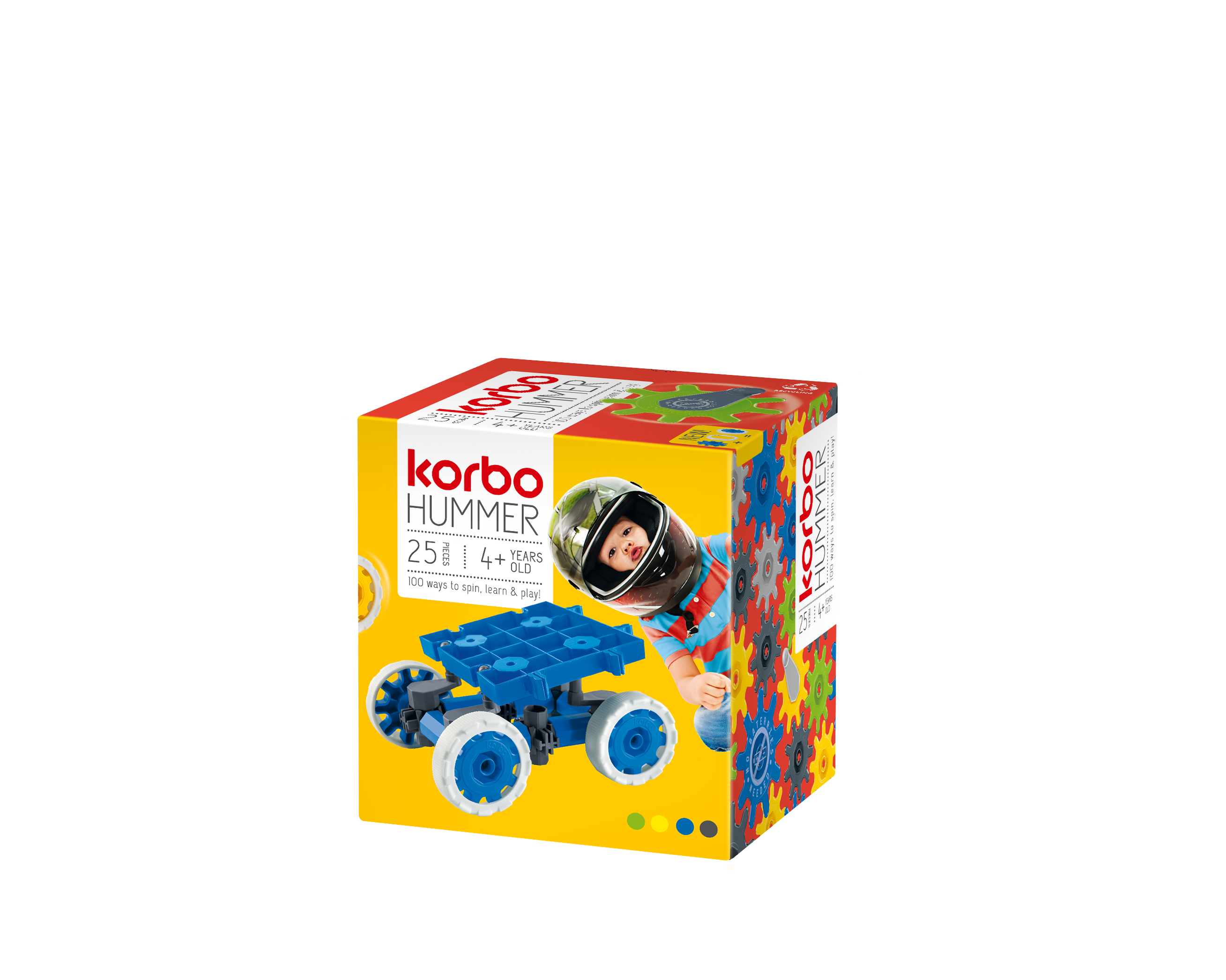 

Конструктор KORBO Hummer 25 деталей Синий (ПФ-36720)