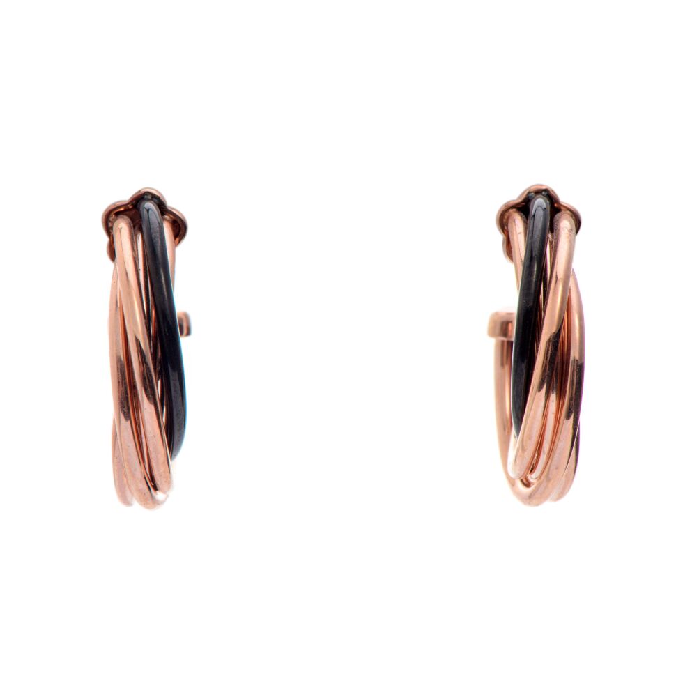

Серьги Emporio Armani в виде разомкнутых колец 2100000090389