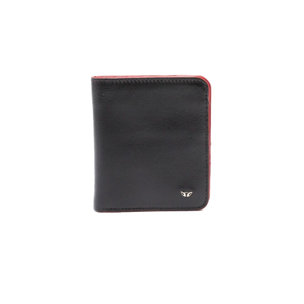 

Мужской кошелек из натуральной гладкой кожи черного цвета Tergan 2100000180509