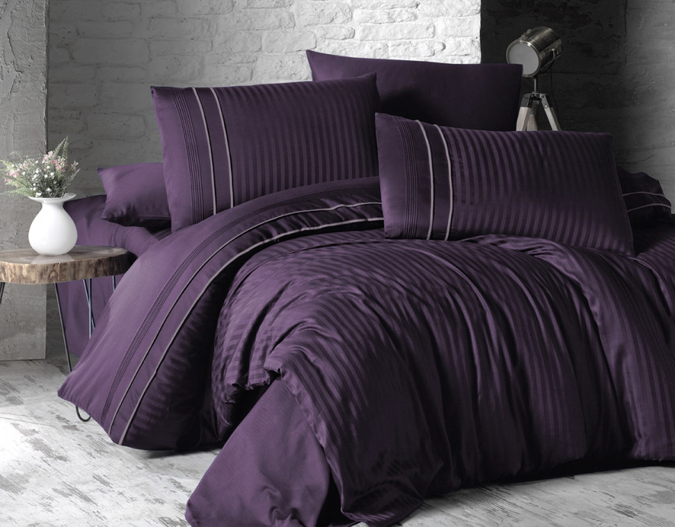 

Постельное белье First Choice DLX-S18 Stripe Style mor евро m015747