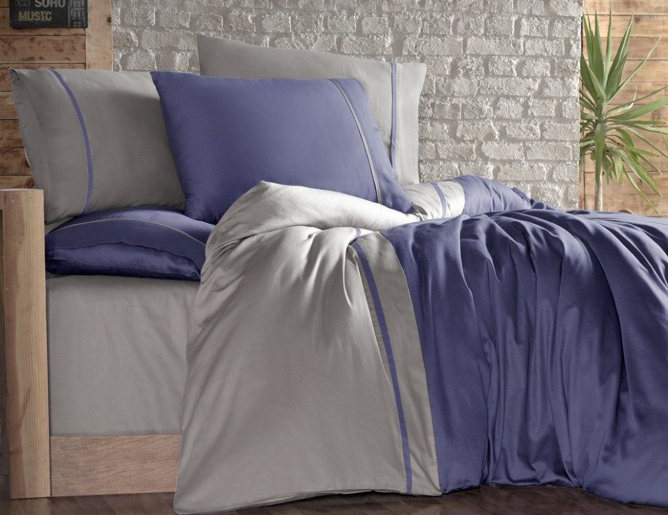 

Постельное белье First Choice S-71 Indigo Bej евро m015717