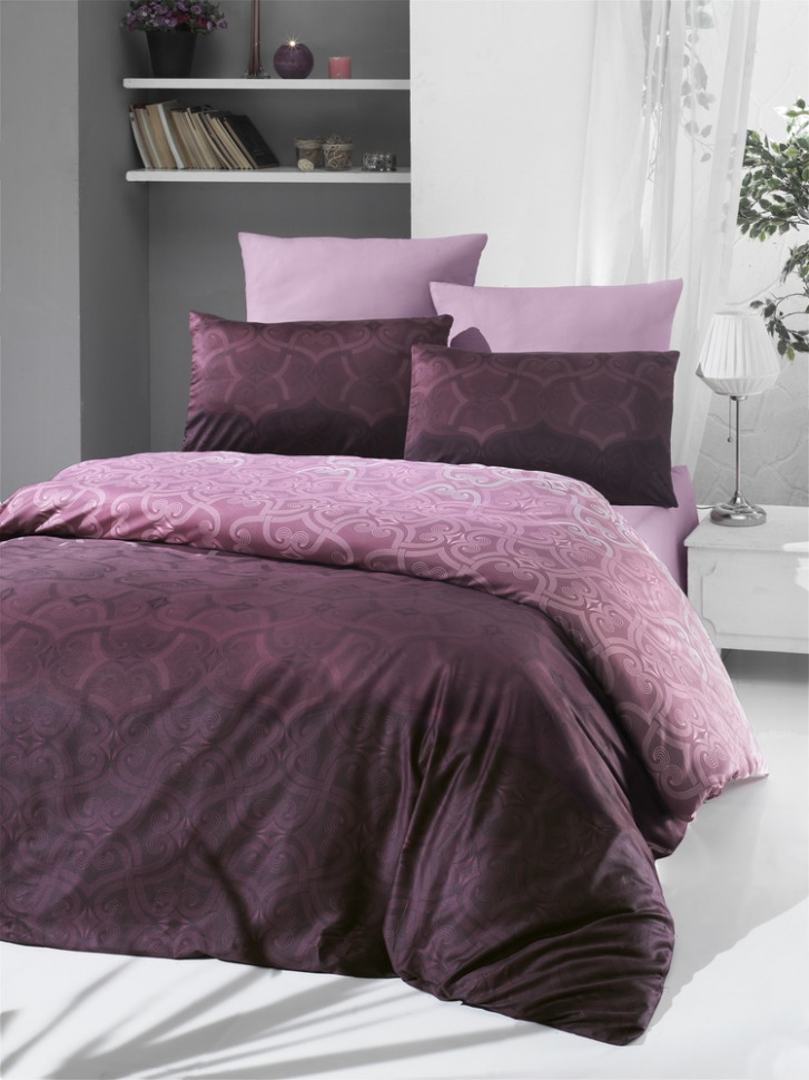 

Постельное белье Victoria Sateen Pandora rose евро 2200000551726