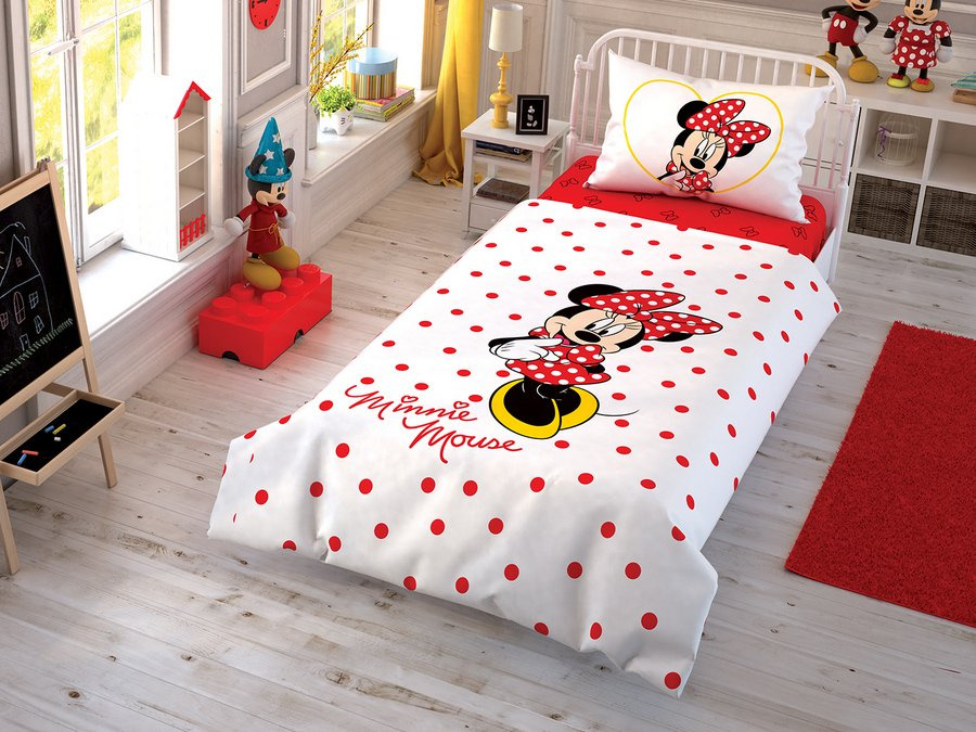 

Подростковый комплект постельного белья TAC Disney Minnie Cek 60212047