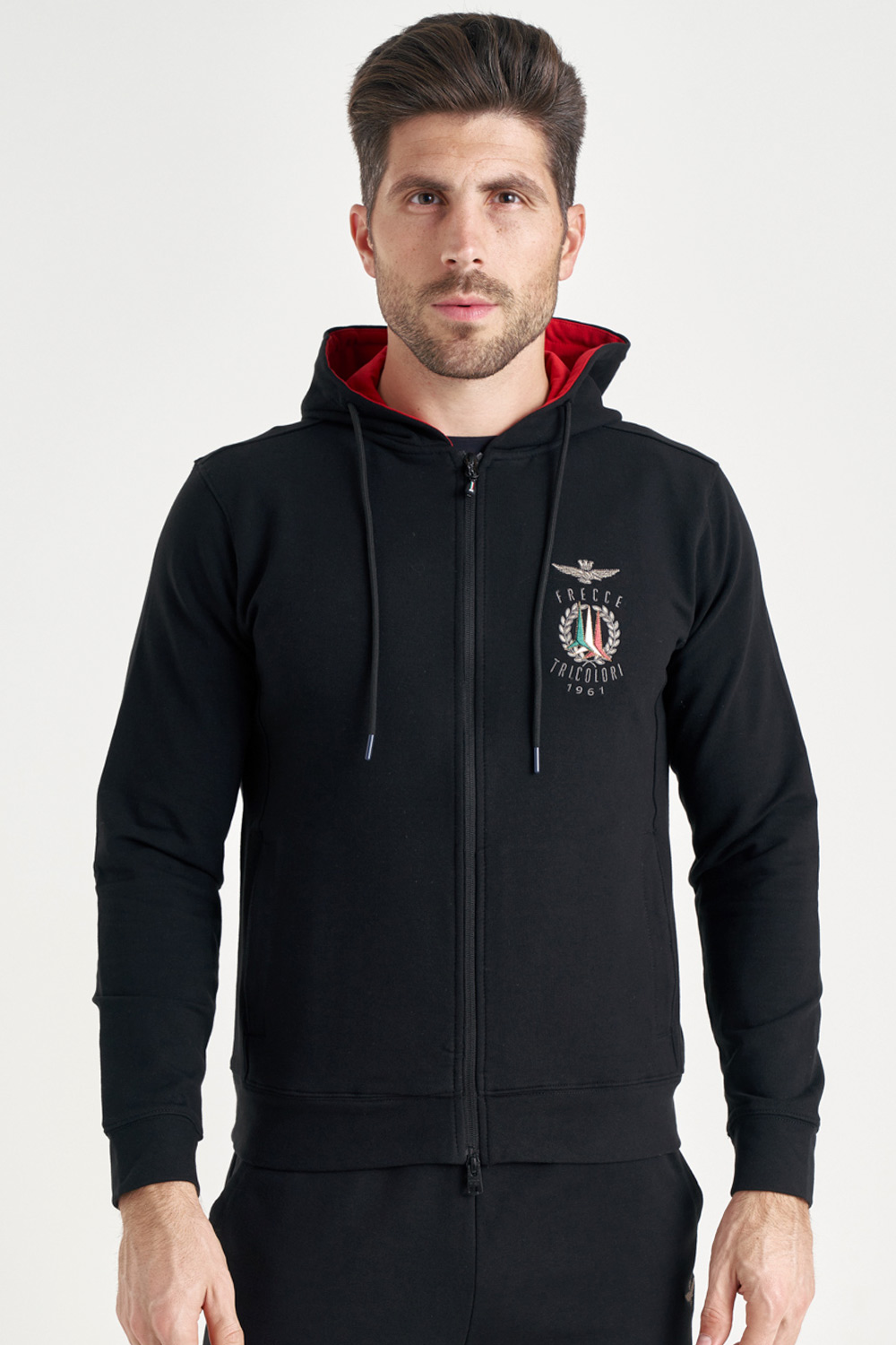 

Черная мужская толстовка Aeronautica Militare 4463, Черная мужская толстовка Aeronautica Militare 4463 M