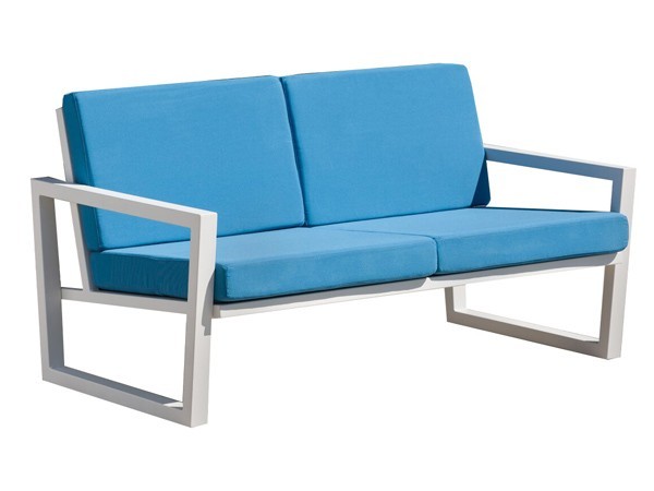 

Диван металлический ТриАметекс 160х70 голубой/белый