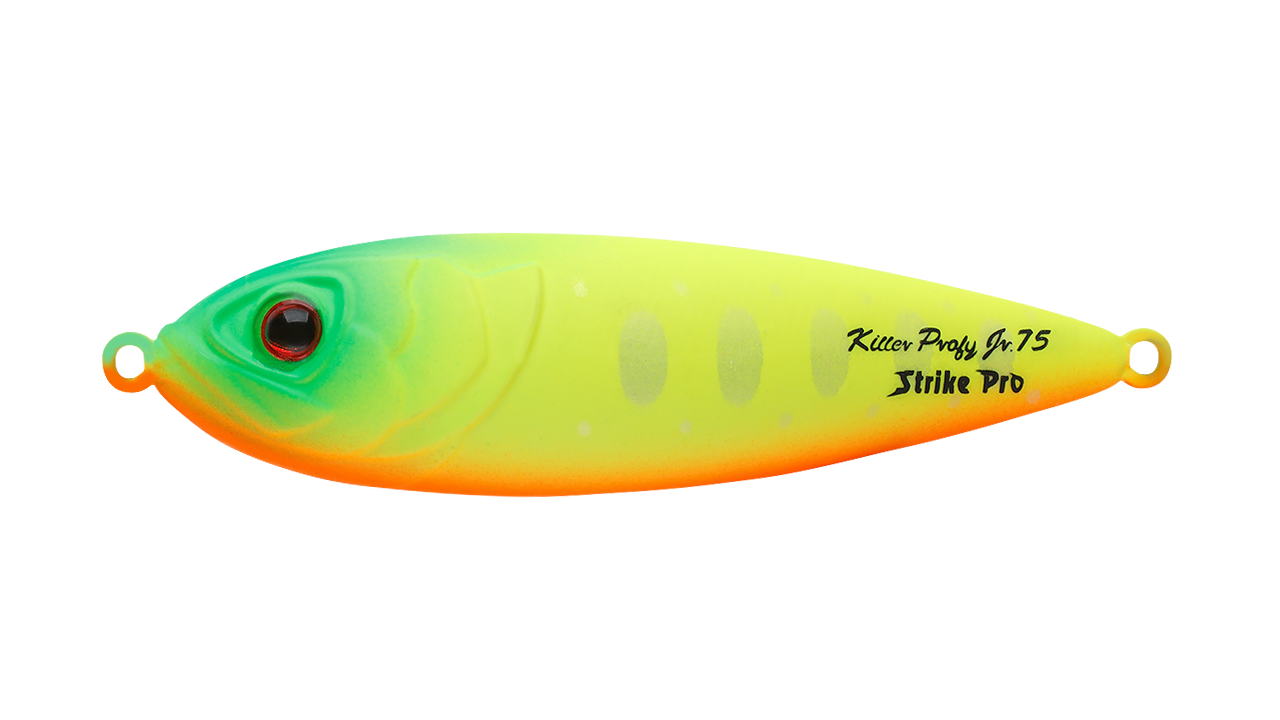 

Блесна колеблющаяся Strike Pro Killer Profy 75, 75 мм, 13 гр, Тройник, цвет: A178S Lemon Mat Tiger, (PST-02#A178S-A178S) (145553)