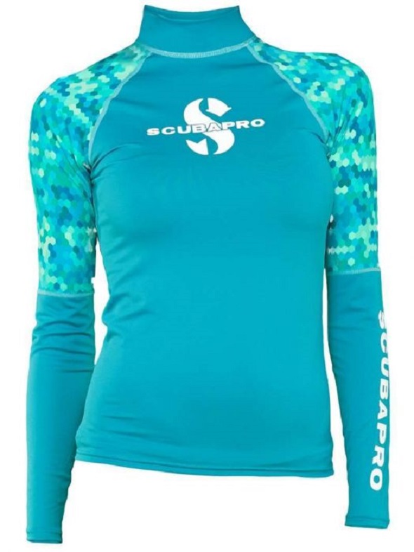 

Реглан Scubapro Rash Guard Women бирюзовый Бирюзовый S