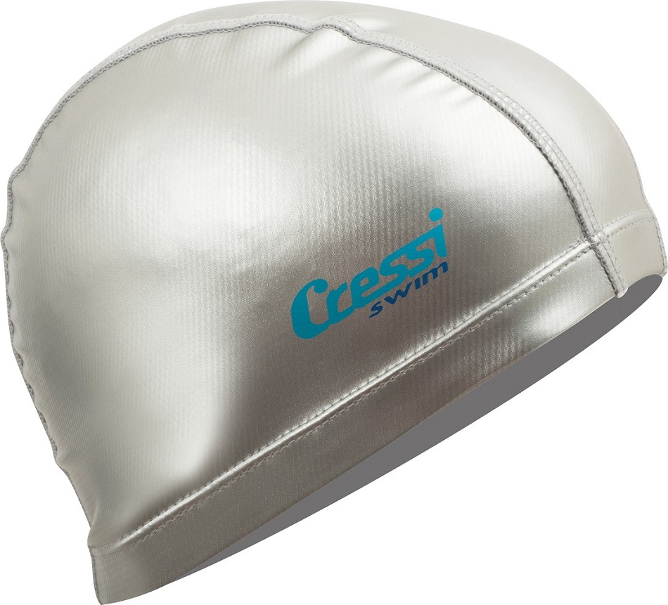 

Шапочка для плаванья Cressi PV Coated серебристая