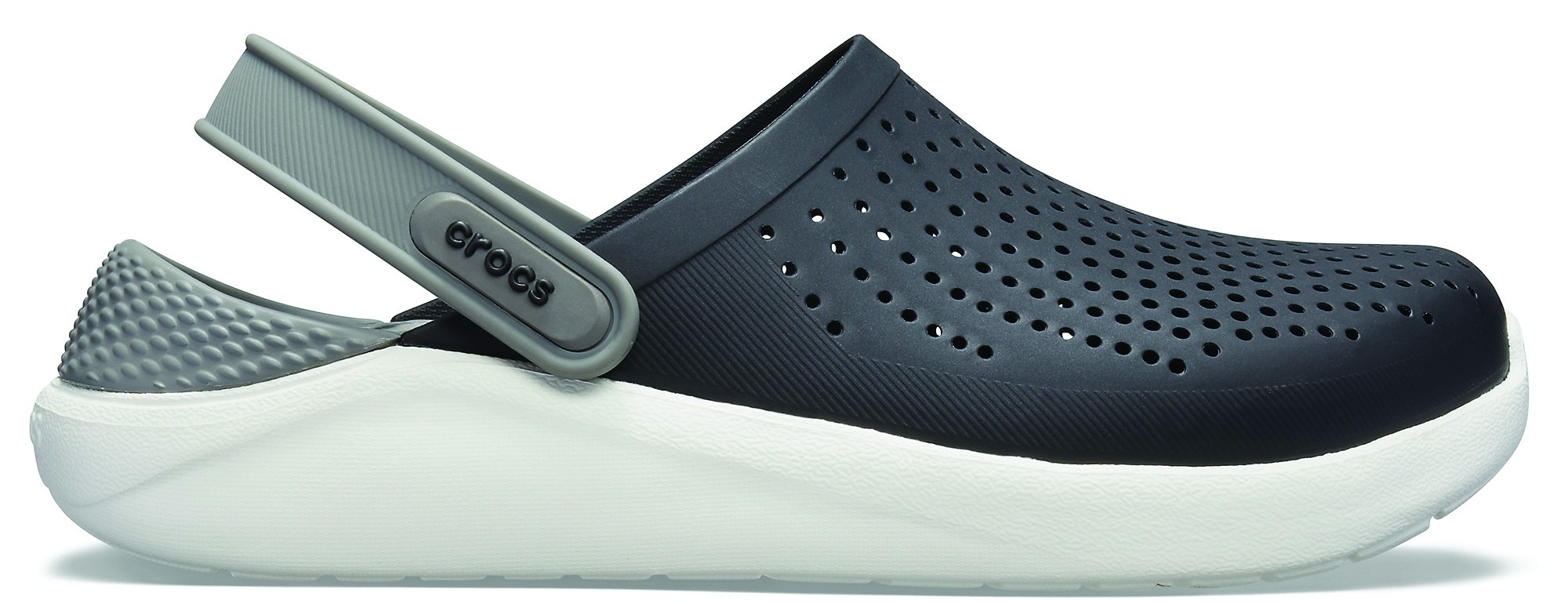 

Сабо Crocs LiteRide Clog 204592-05M-M10/W12 43 Черный c серым