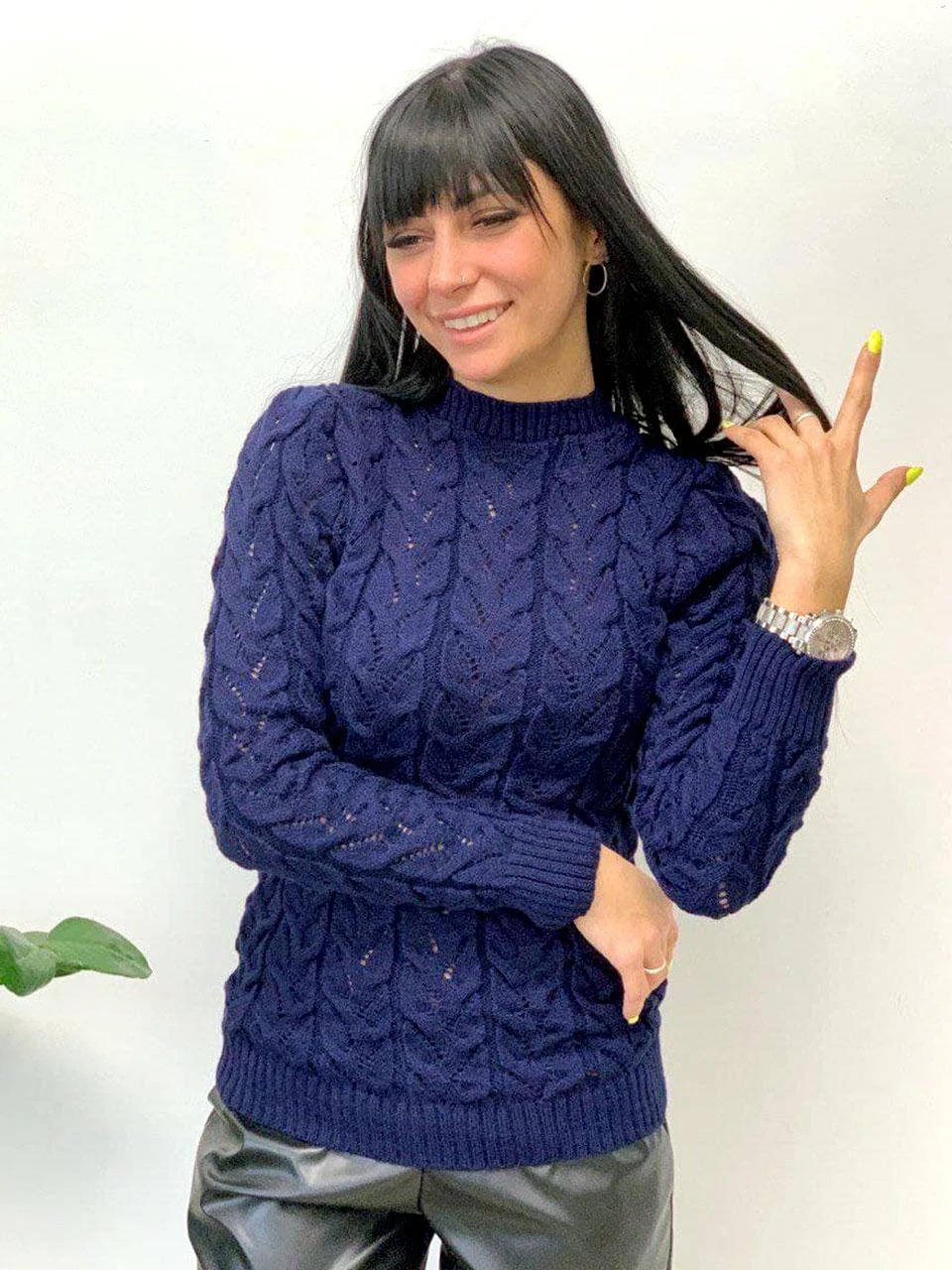 

Fashions • Свитер с косами Далила Fashions - синий (793-аш, Fashions • Свитер с косами Далила Fashions 42-48 синий (793-аш)