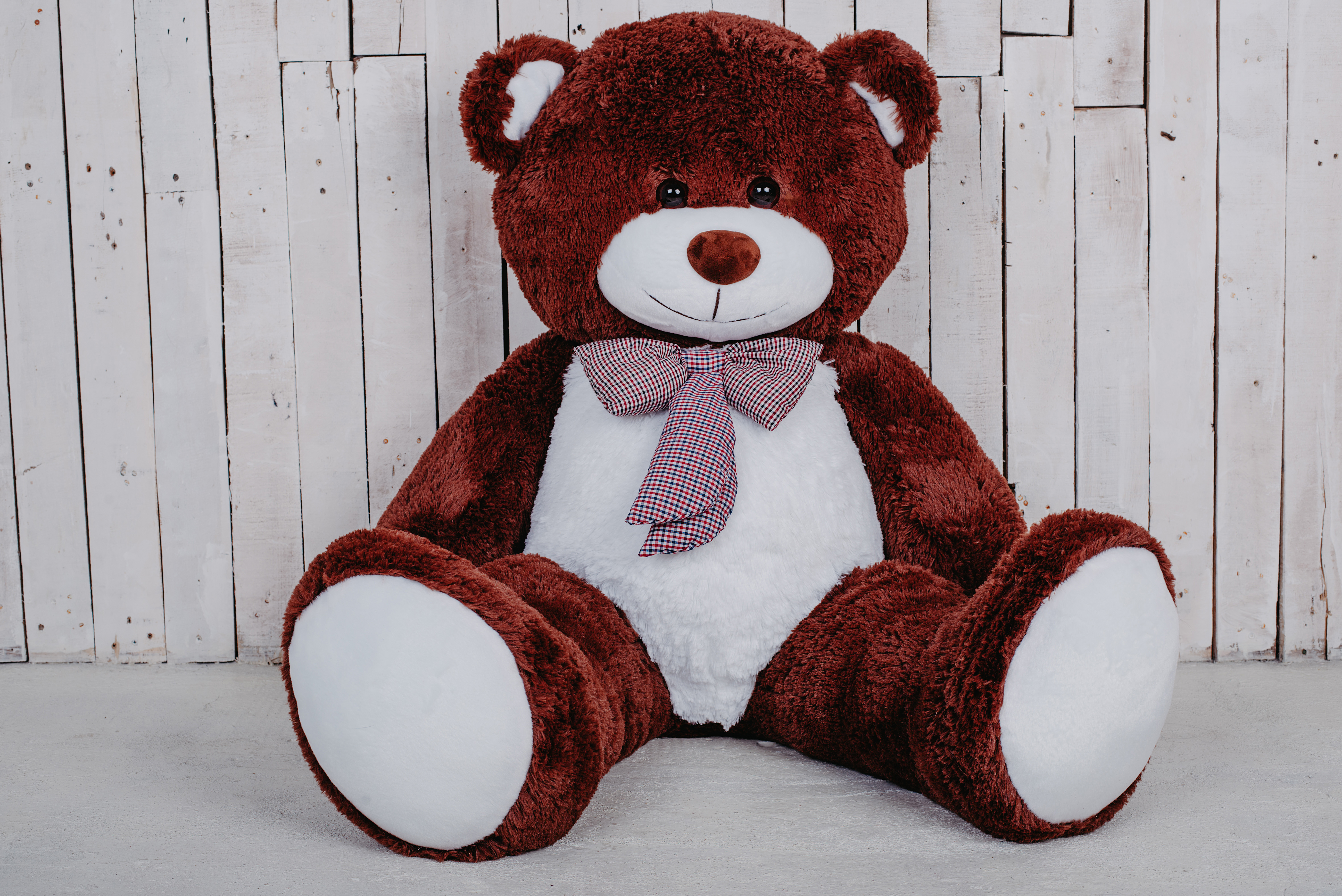 

Мягкая игрушка большой плюшевый мишка TeddyBear "Джеральд" 165см Шоколад