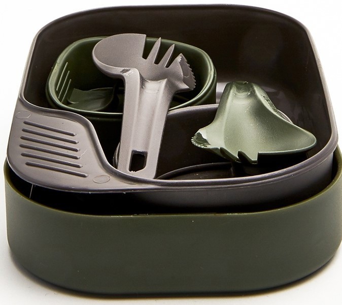 

Набор туристической посуды для отдыха на природе Wildo Camp A Box Duo Light Complete Olive (6621)