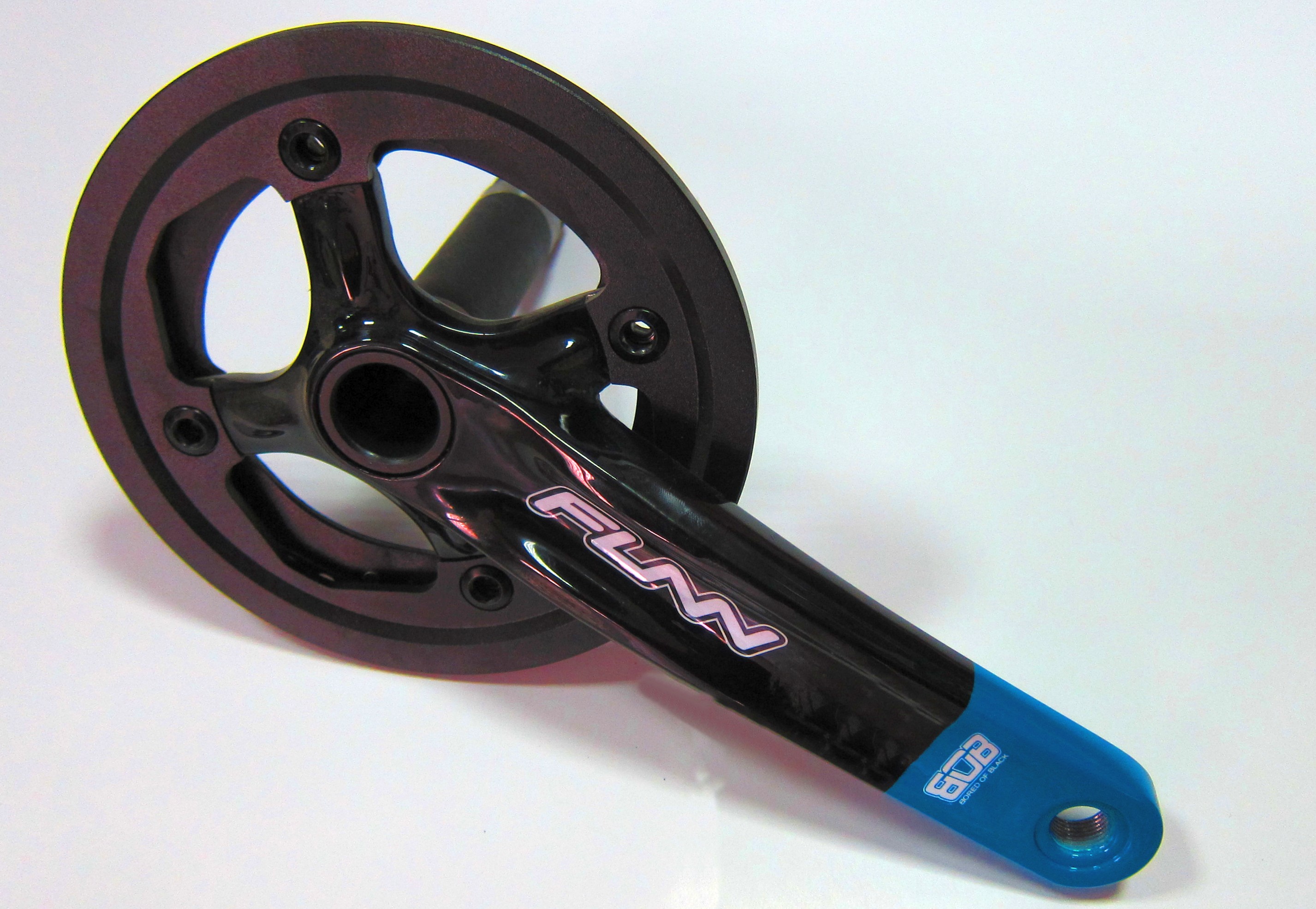 

Шатуны Funn Arrow BOB Single chainring 32AL/AL.Guard Black/Blue