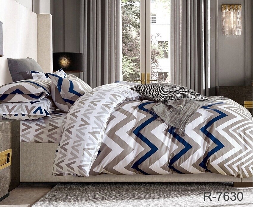 

Комплект постельного белья Ранфорс РЕЗНОЙ R7630 двуспальный 180*215, наволочки 50*70