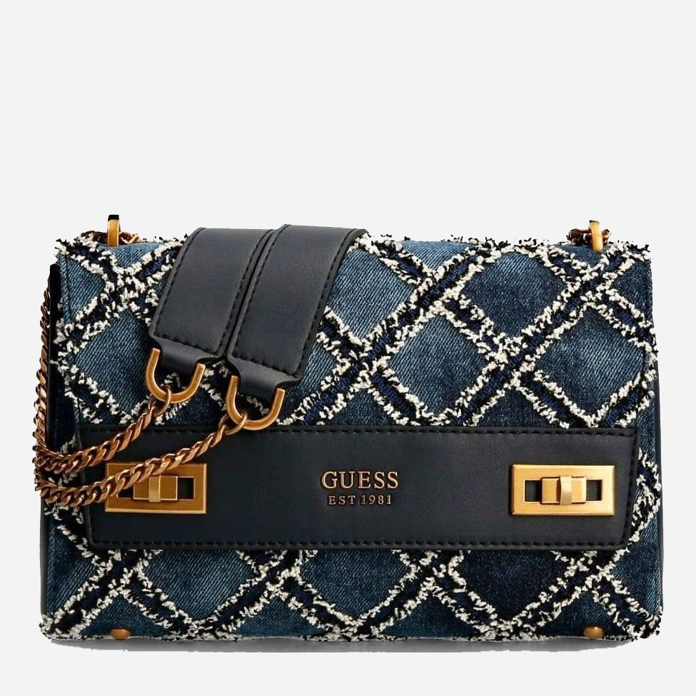 

Женская сумка Guess Katey Flap Shoulder Bag HWQD7870190-DMU Синяя