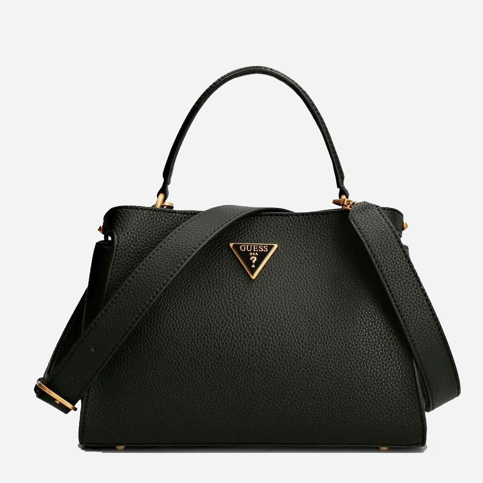 

Женская сумка Guess Downtown Chic Turnlock Satchel HWVB8385050-BLA Черная