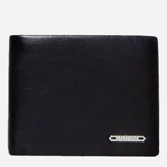 

Кошелек мужской кожаный Guess Tyler Billfold W/S Flap W/Cp SM2663LEA24-BLA Черный