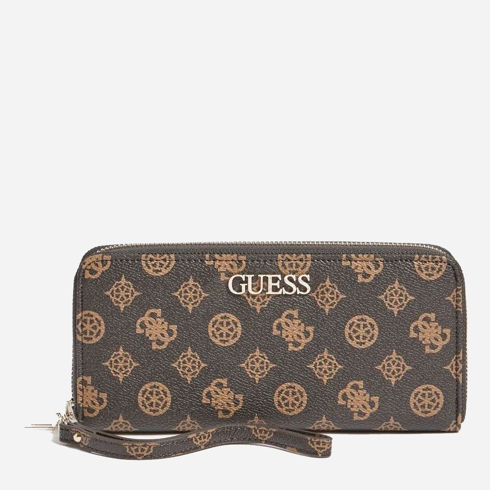 

Кошелек женский Guess Alby Slg Large Zip Around SWPG7455460-MOC Темно-коричневый