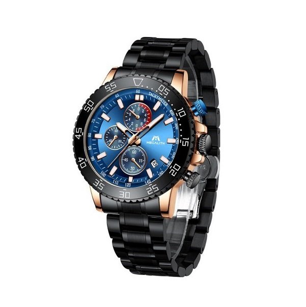 

Часы мужские Megalith 8087M Black-Cuprum-Blue