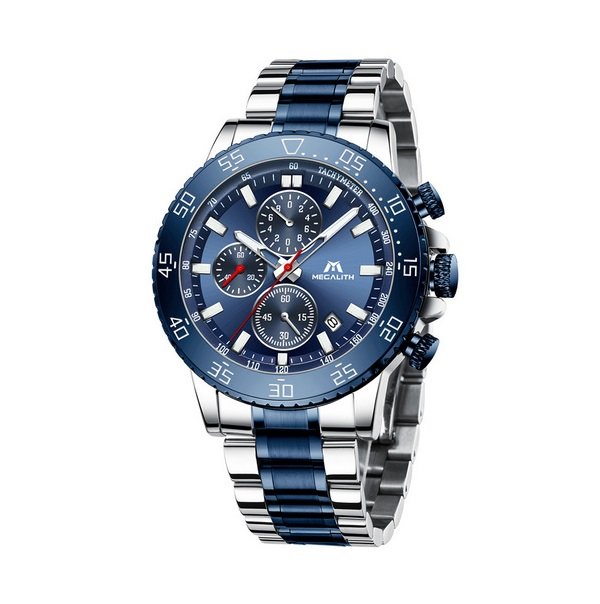 

Часы мужские Megalith 8087M Silver-Blue