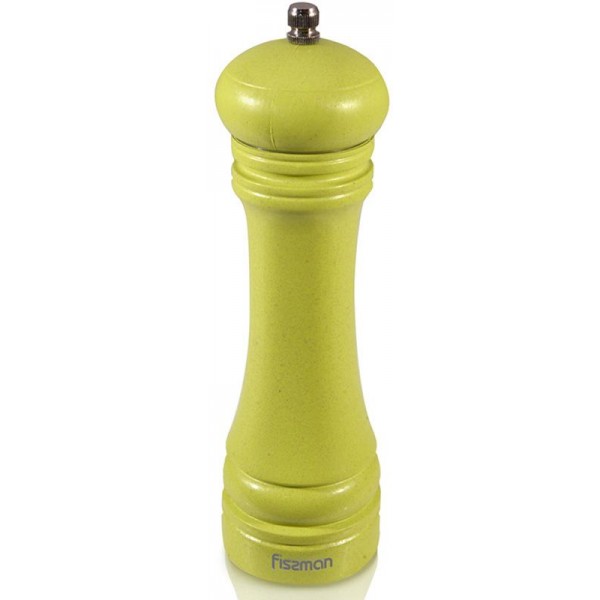 

Мельница для специй (перцемолка) Fissman Spice 25х6 см, бамбуковый салатовый корпус