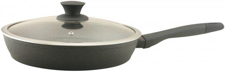 

Сковорідка Lessner Frozen з кришкою 26 см длитий алюміній мармур 88370-28