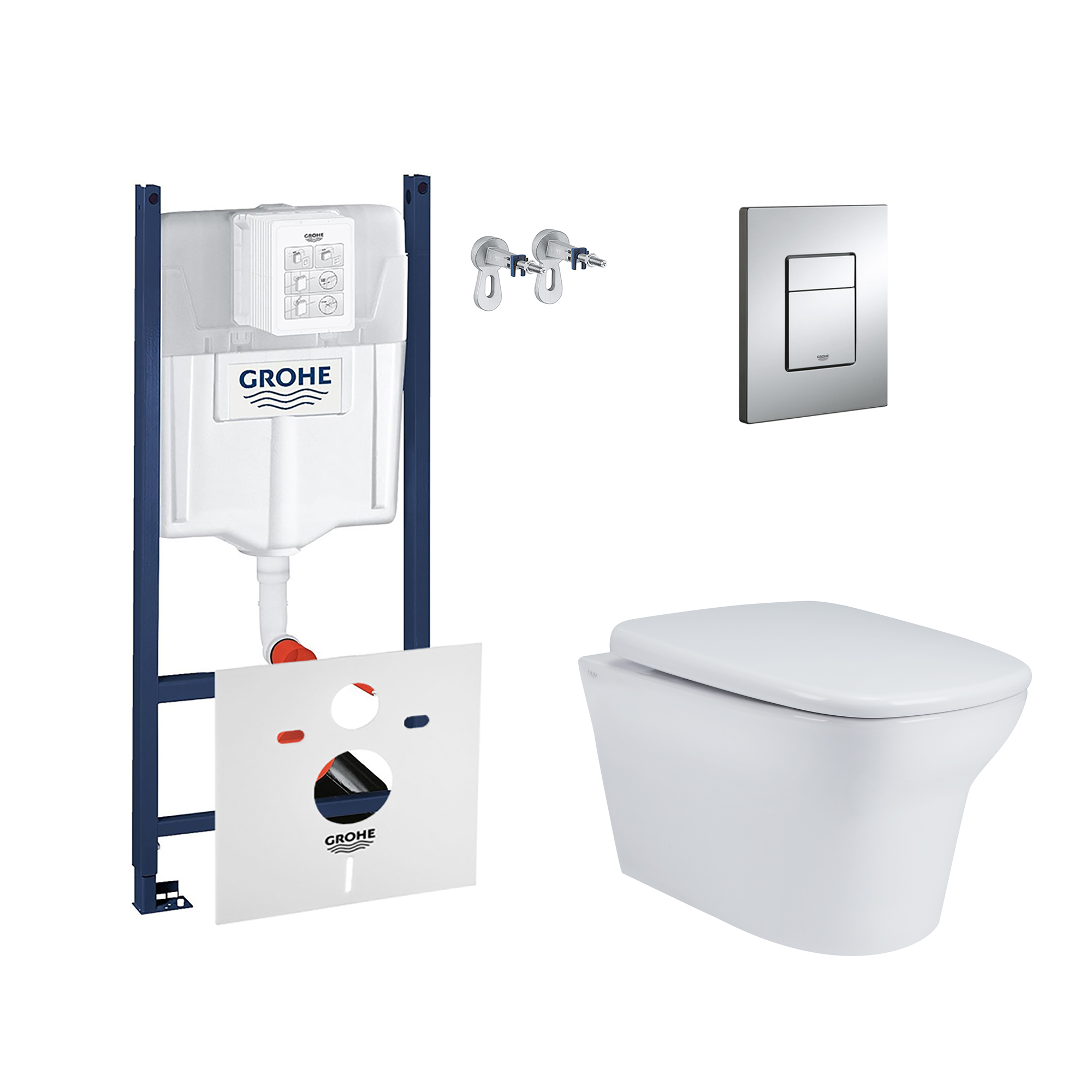 

Набор инсталляция 4 в 1 Grohe Rapid SL 3884000G + унитаз с сиденьем Qtap Gemini QT25332614EW (3884000GQT25332614EW)