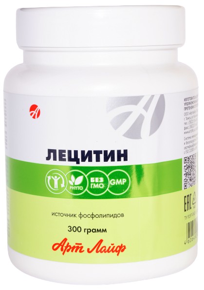 

Эссенциальные фосфолипиды Артлайф Лецитин 300 гр (3024)