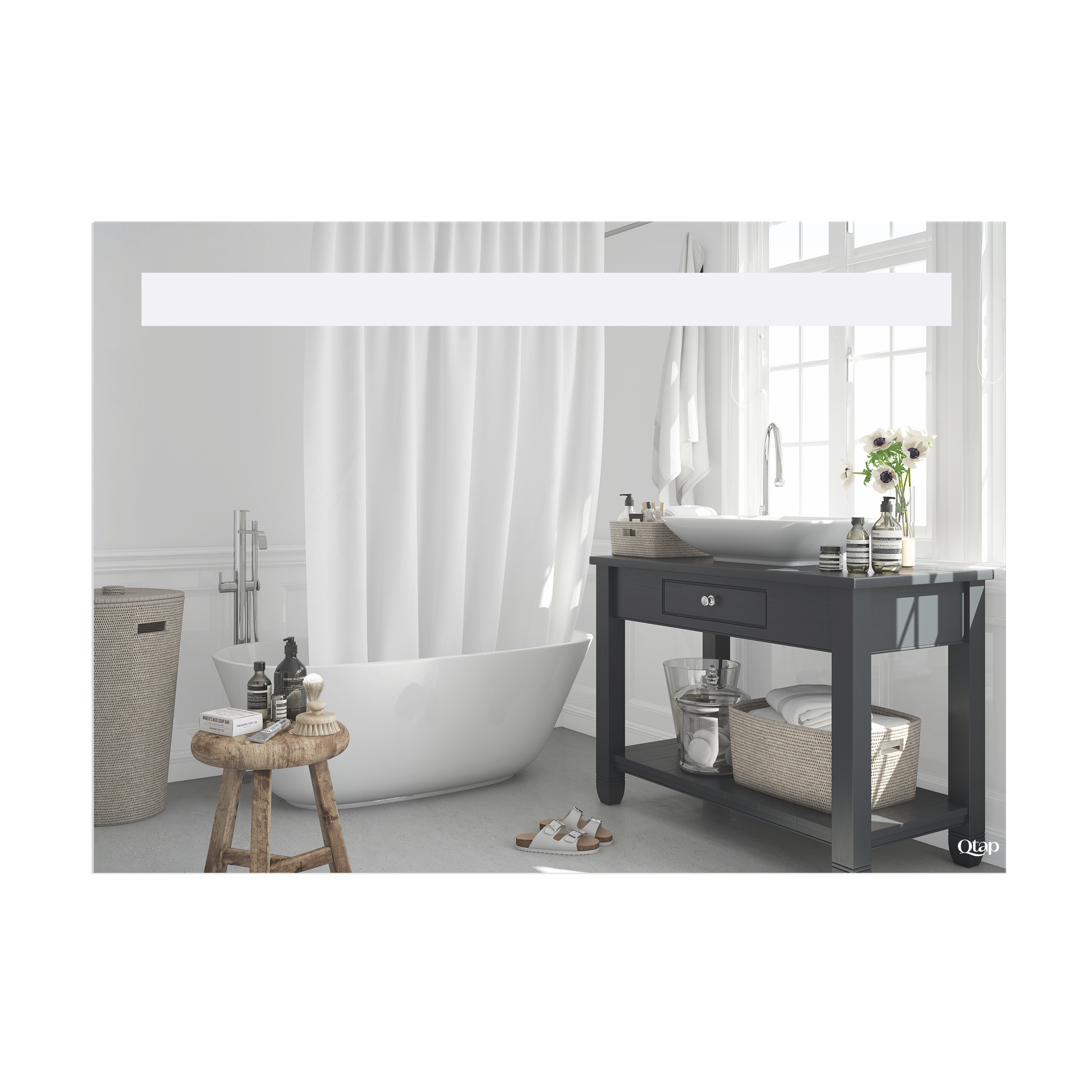 

Дзеркало Qtap Mideya 500х700 QT207814145070W