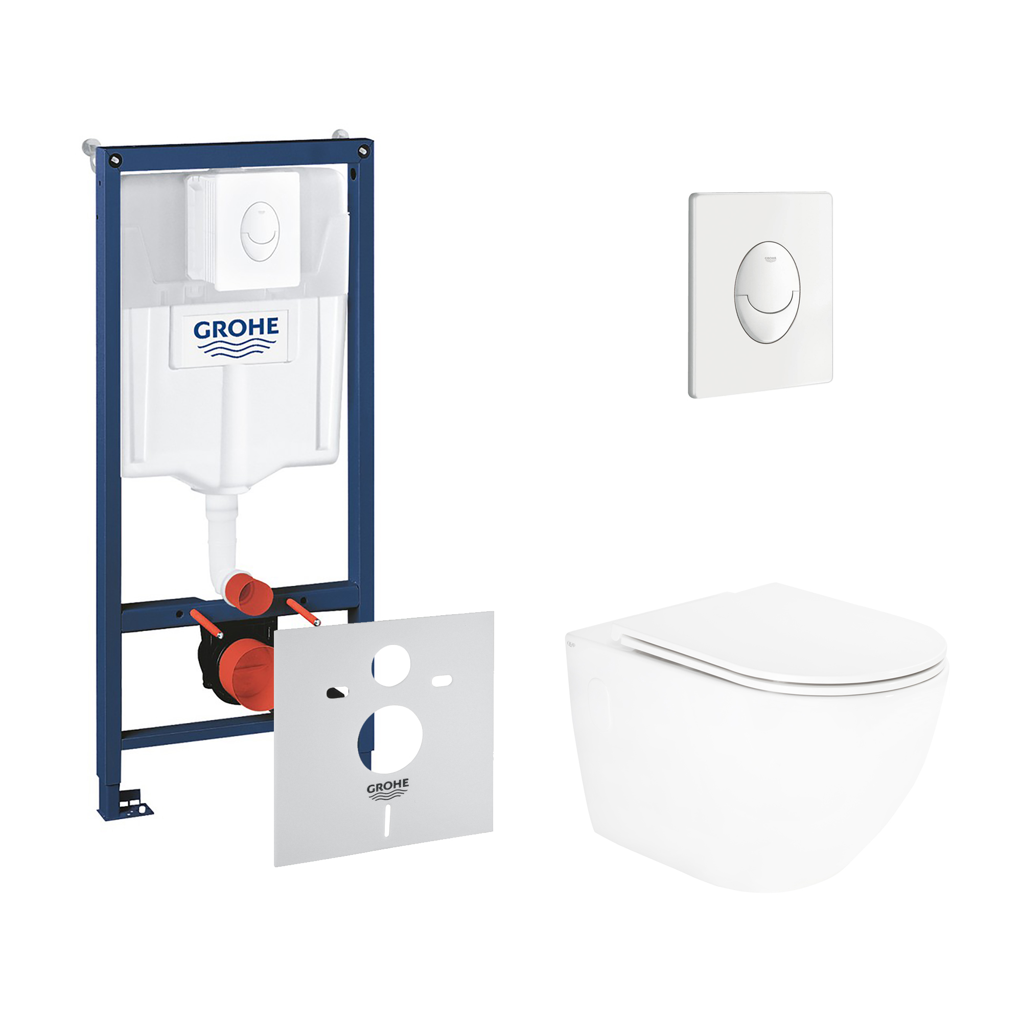 

Набор инсталляция 4 в 1 Grohe Rapid SL 38722001 + унитаз с сиденьем Qtap Robin QT13332141ERW (38722001QT13332141ERW)