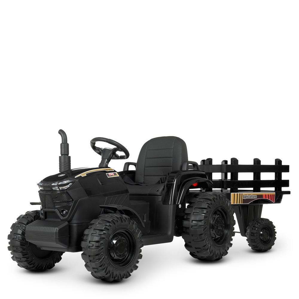 

Электромобиль Bambi Racer New 2х12V 7Ah трактор с прицепом M 4623EBLR-2(24V) Black (M 4623EBLR)