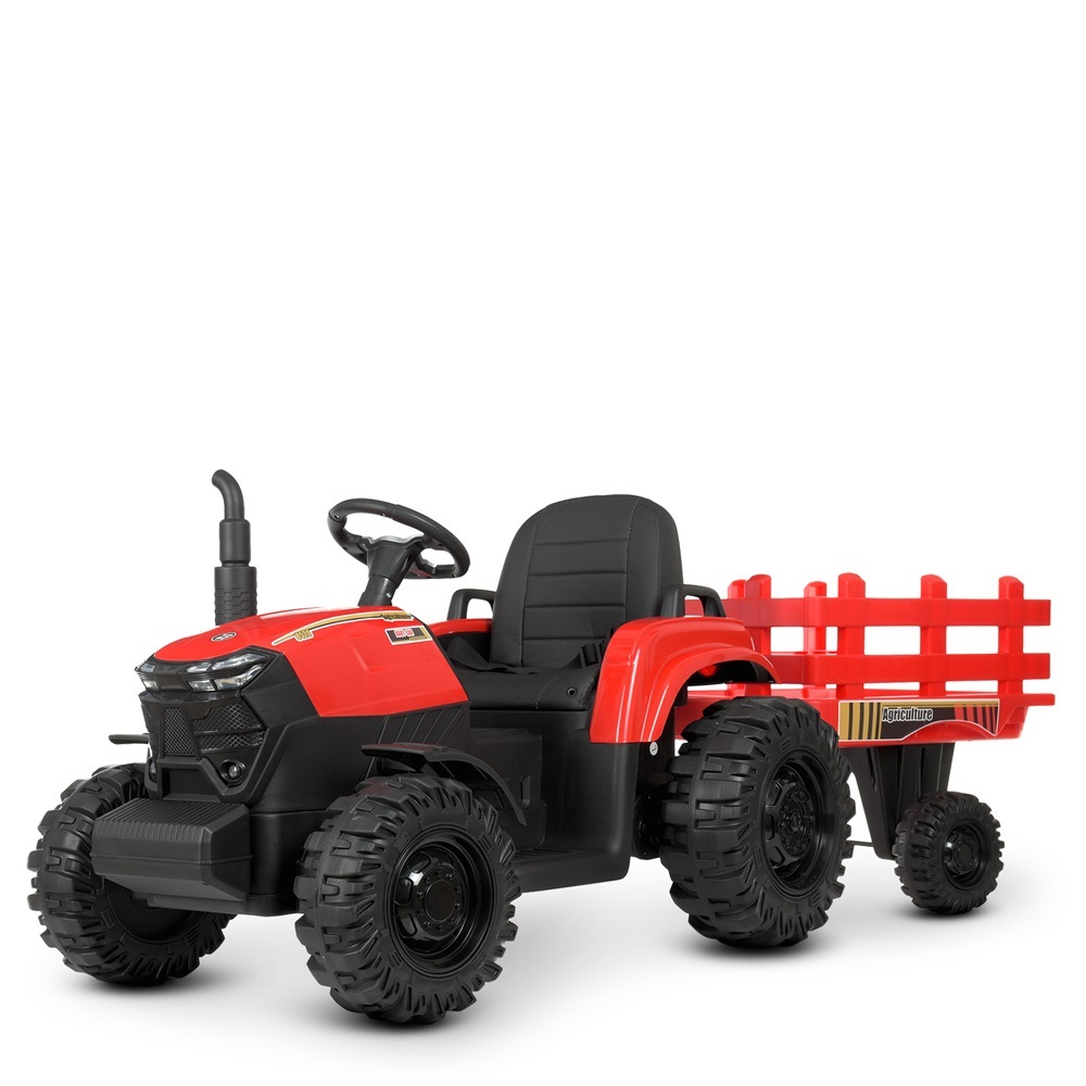 

Электромобиль Bambi Racer New 2х12V 7Ah трактор с прицепом M 4623EBLR-3(24V) Black-Red (M 4623EBLR)