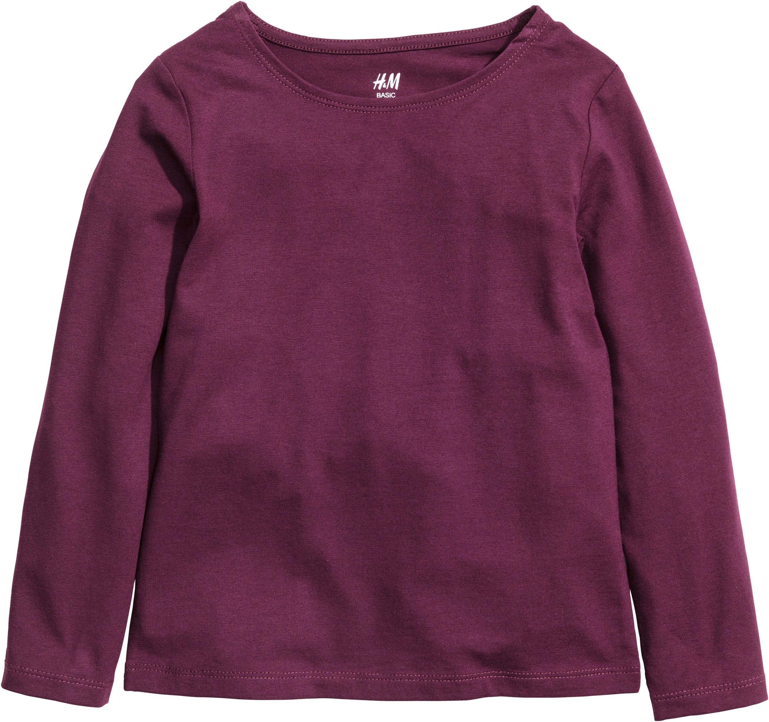 

Футболка с длинными рукавами H&M 5089316 92 см Сливовая